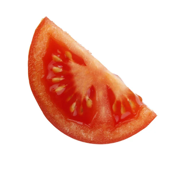 Świeże Dojrzałe Pomidory Izolowane Białym Tle — Zdjęcie stockowe