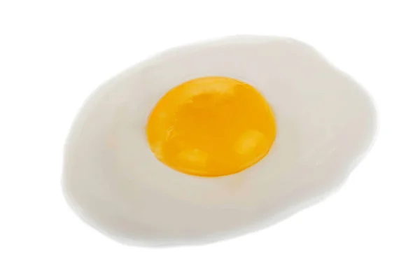 Closeup Smaženého Vajíčka Potravinové Pozadí — Stock fotografie
