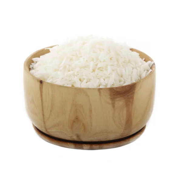 Grinded Coconut Wooden Bowl — Stock Photo, Image