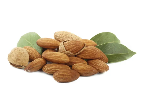 Closeup Natural Almonds Diet Food Concept — Stock Photo, Image