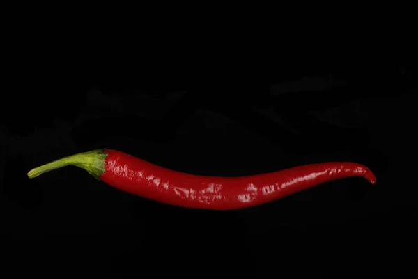 Gros Plan Piment Rouge Fond Alimentaire — Photo