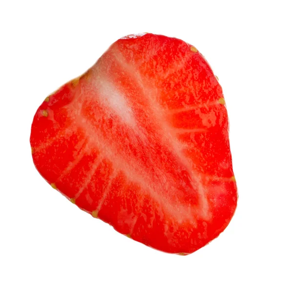 白い背景に分離されたイチゴの作品 — ストック写真