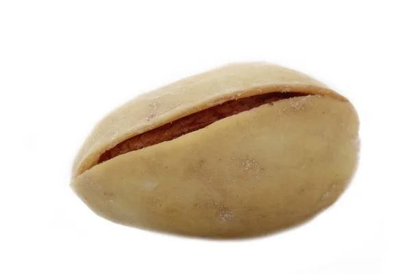 Closeup Pistachio Izolovaný Bílém Pozadí — Stock fotografie