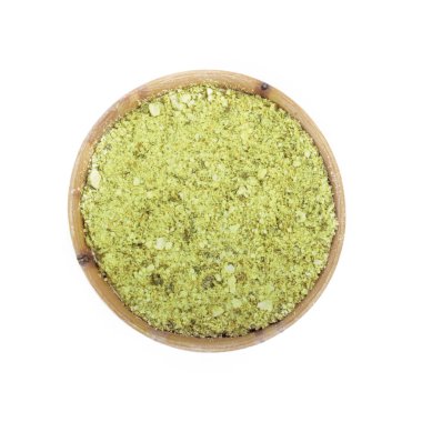 Baharat veya otlar ile kase Closeup