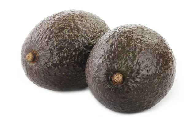 Verse Avocado Geïsoleerd Witte Achtergrond — Stockfoto