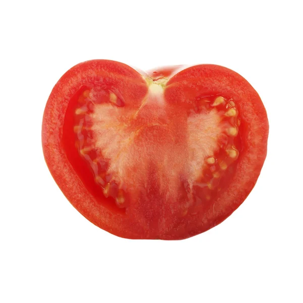 真新しいトマトは白い背景に隔離され — ストック写真