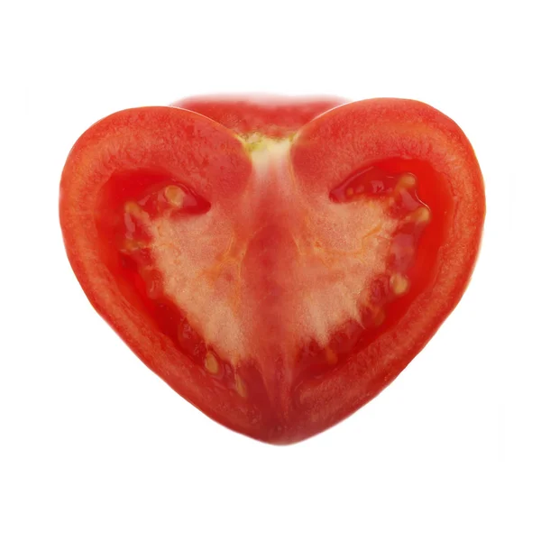Fresh Ripe Tomato Isolated White Background Stock Picture