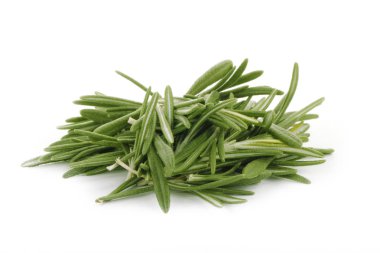 Beyaz arka planda izole biberiye closeup