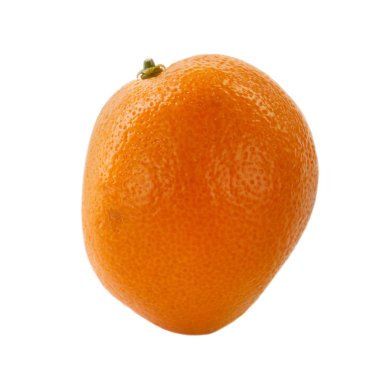 Mandarin beyaz arkaplanda izole edildi