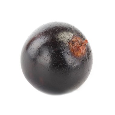 Beyaz arka plan üzerinde izole Olgun tatlı Frenk üzümü