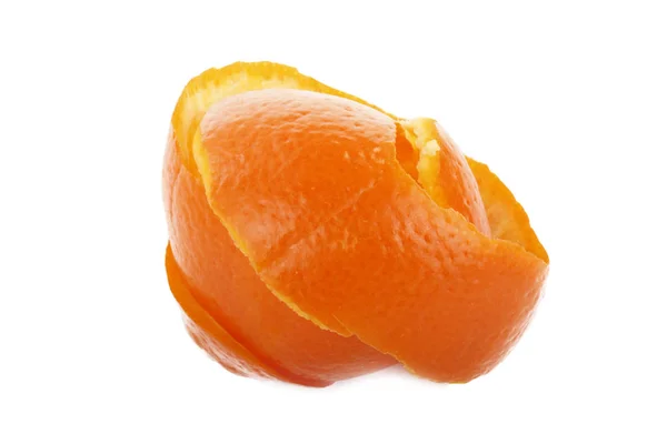 Sraženinu Hromady Citrusových Peelů Pozadí Jídla — Stock fotografie