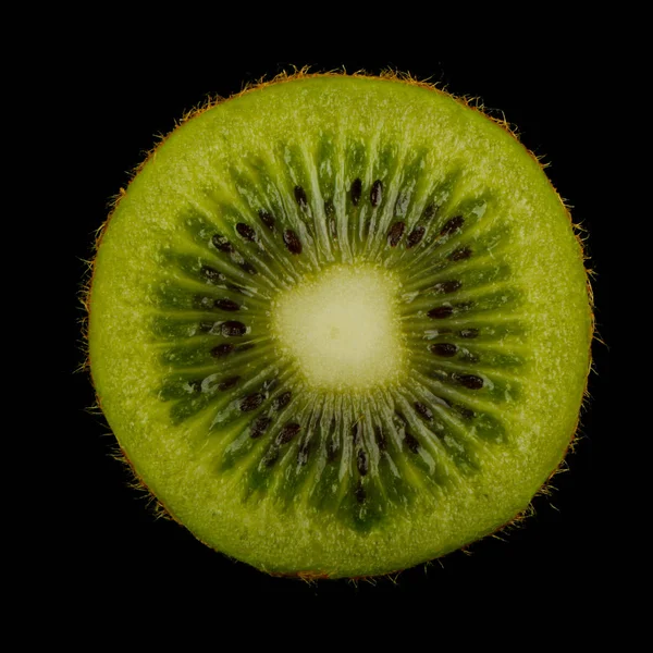 Vedere Detaliată Fructelor Kiwi — Fotografie, imagine de stoc