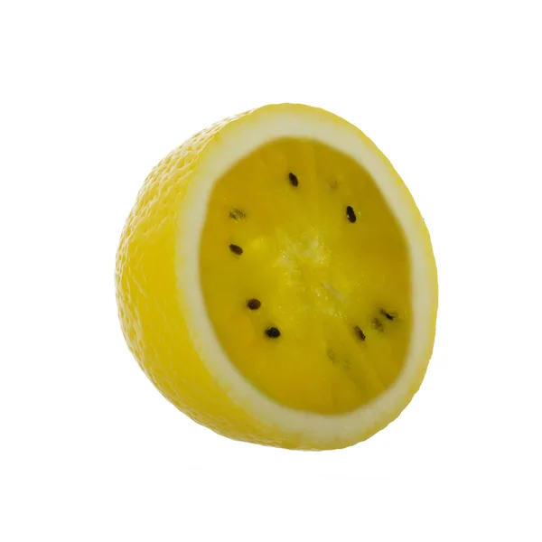 Κοντινά Πλάνα Των Υβριδικών Φρούτων Που Απομονώνονται Λευκό Φόντο — Φωτογραφία Αρχείου