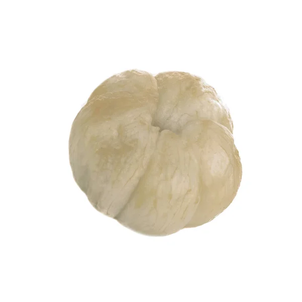 Sraženin Mangosteenu Exotického Ovoce Izolovaného Bílém — Stock fotografie