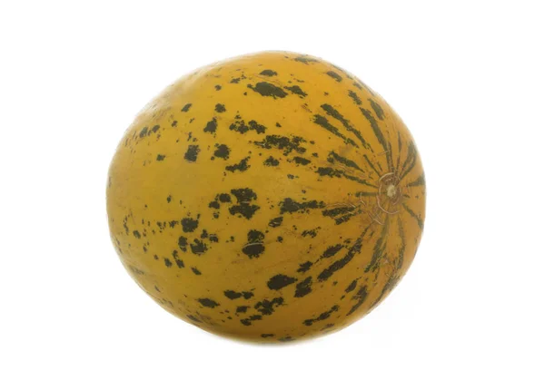 Köstliche Frische Reife Melone Isoliert Auf Weißem Hintergrund — Stockfoto