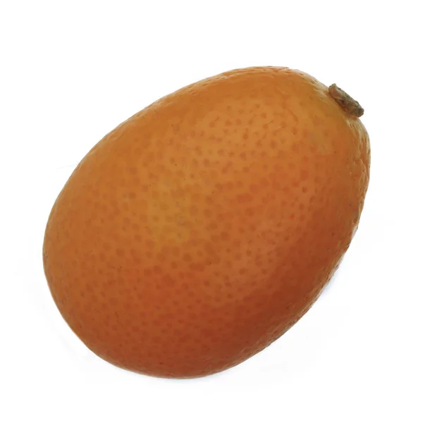 Ovocné Exotické Čerstvé Kumquat Izolovaných Bílém Pozadí — Stock fotografie