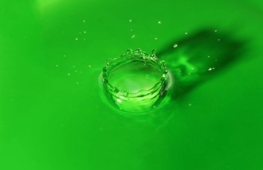 Yeşil su sıçrama, arka plan