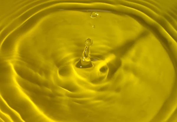 yellow water splash, abstract background