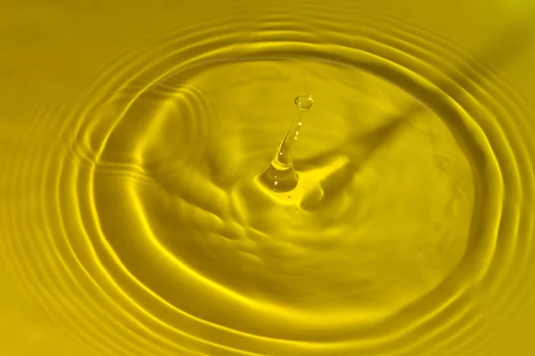 Yellow Water Splash Abstract Background — Stock Photo, Image