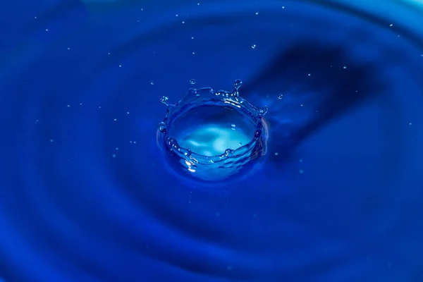 Blue Water Splash Abstract Background — Stock Photo, Image
