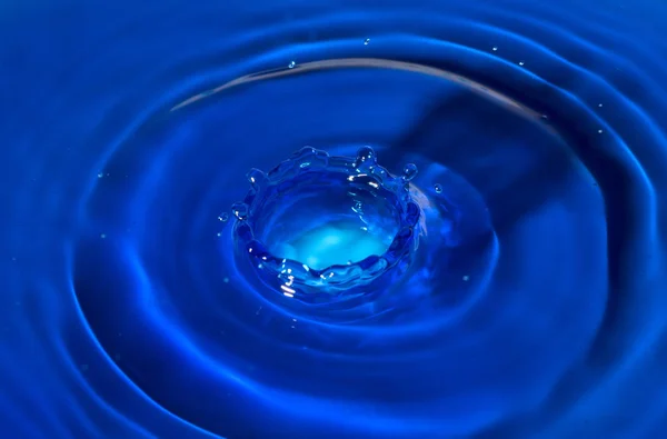Blue Water Splash Abstract Background — Stock Photo, Image