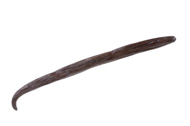 Beyaz arka plan üzerinde izole vanilya baharat