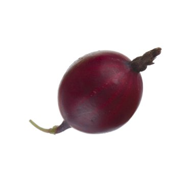 Beyaz arka planda izole bektaşi üzümü yakın çekim