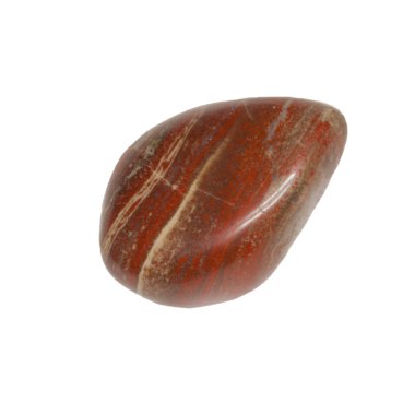 Beyaz arka plan üzerinde izole jasper taş