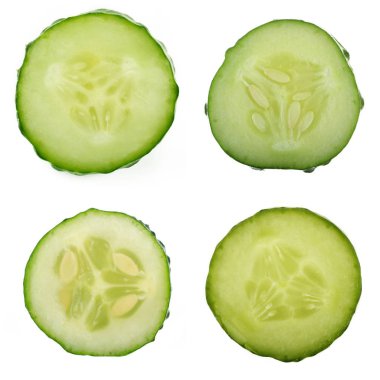 Dilimlenmiş salatalık, gıda arka plan closeup 