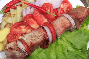 Sebze ile sulu kebab