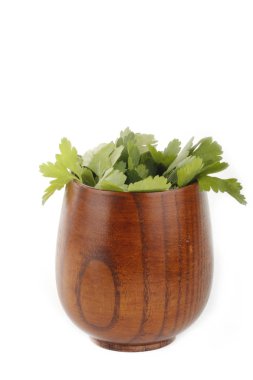 Baharat veya otlar ile kase Closeup