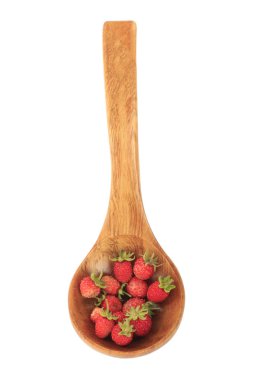 Kırmızı olgun çilek, taze meyveler.