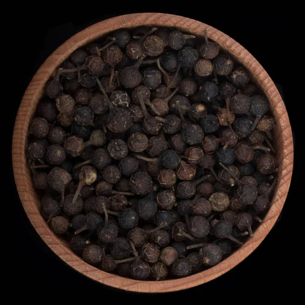 Kuru cubeba tohumları, baharat arka plan Closeup