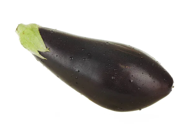 Whole Eggplant Isolated White Background — Stock Photo, Image