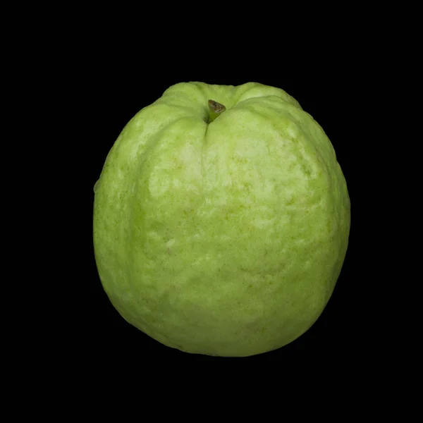 Closeup Guavy Černém Pozadí — Stock fotografie