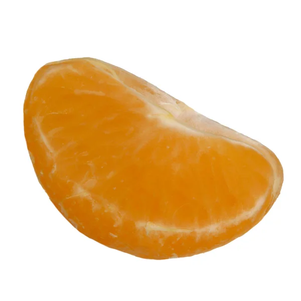 Mandarina Aislada Sobre Fondo Blanco — Foto de Stock