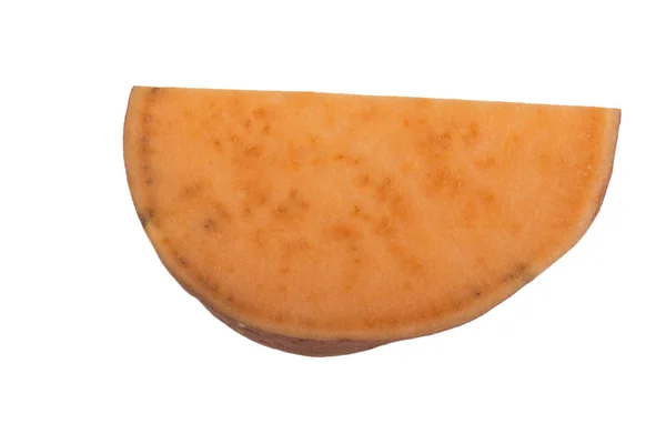 Солодка Картопля Ізольована Білому Тлі — стокове фото