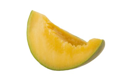 Beyaz arka plan üzerinde izole mango parça