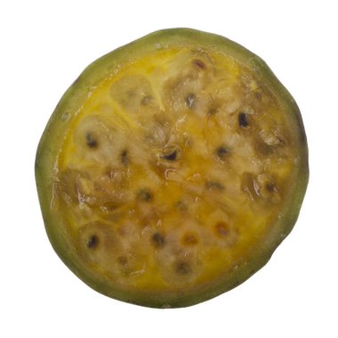 Beyaz arka planda izole egzotik meyve closeup 