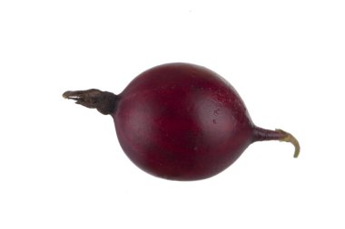 Beyaz arka planda izole bektaşi üzümü yakın çekim