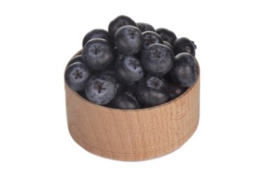 Beyaz arka planda izole yaban mersini yakın çekim 