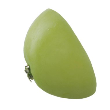 Beyaz arkaplanda izole edilmiş taze elma