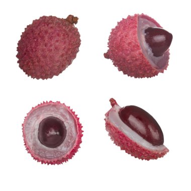 Lychee closeup, tropikal meyve çekim