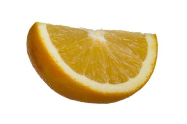 Turuncu Beyaz arka plan üzerinde izole closeup 