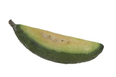 Taze feijoa beyaz arka plan üzerinde izole 