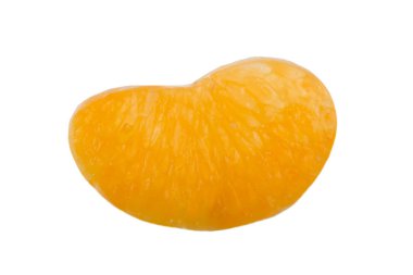 Mandarin beyaz arkaplanda izole edildi