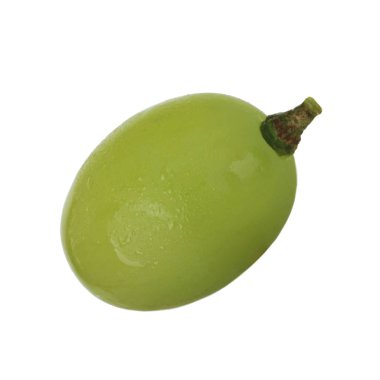 Beyaz arka planda izole edilmiş taze üzüm