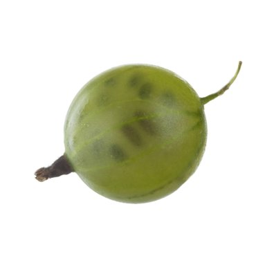 Beyaz arka planda izole bektaşi üzümü yakın çekim