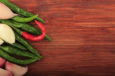 Yakın çekim biber, baharat arka plan