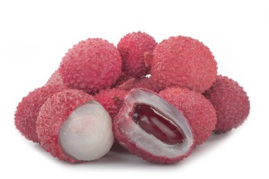 Lychee closeup, tropikal meyve çekim